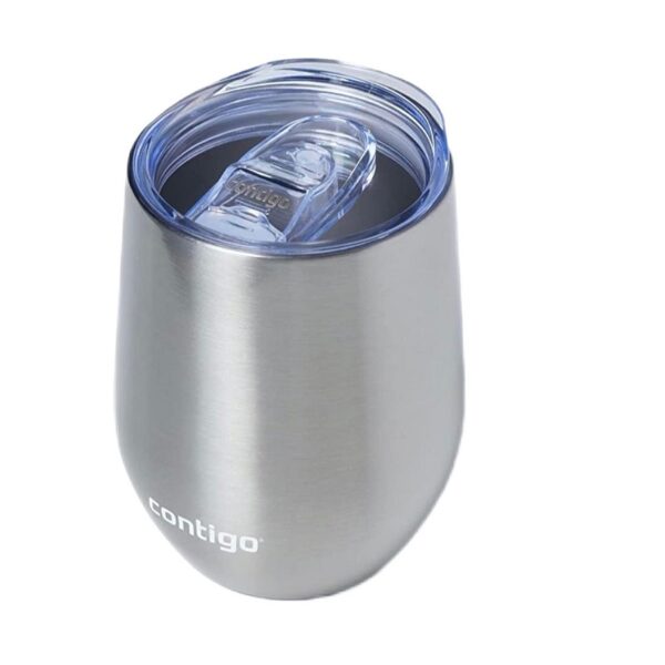 Taza Contigo sin aza plateada 12oz - Imagen 3