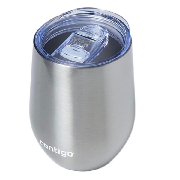 Taza Contigo sin aza plateada 12oz - Imagen 2