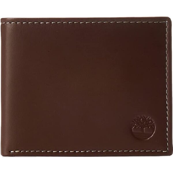 Billetera Timberland de cuero café