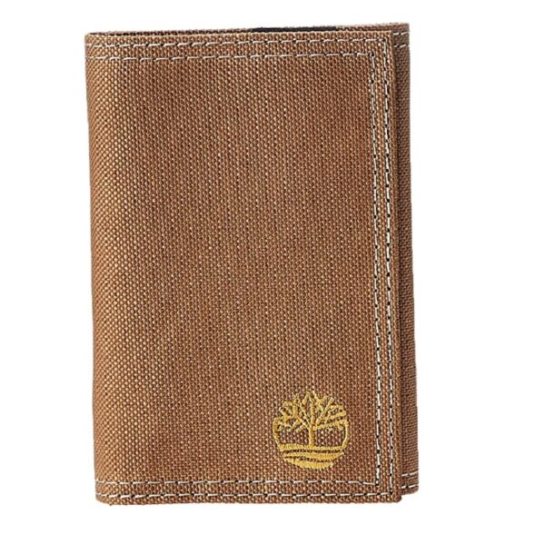 Billetera Timberland de nailon Camel
