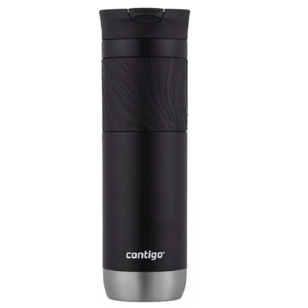 Vaso Contigo snapseal negro con agarre 24oz